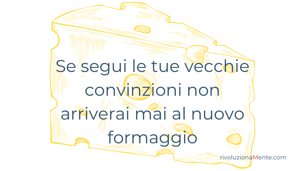 forma di formaggio con una massima di ridolino