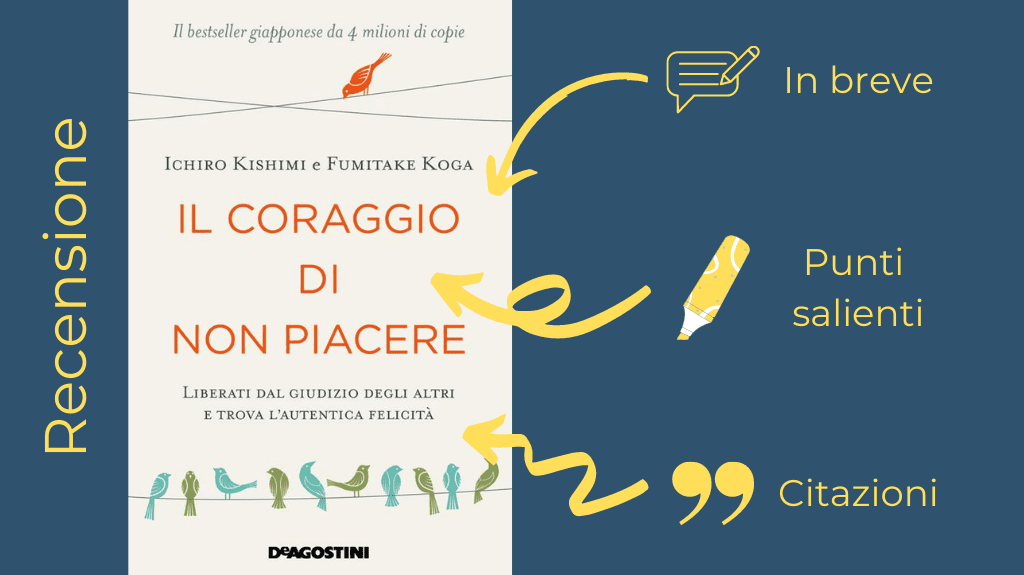 copertina del libro il coraggio di non piacere